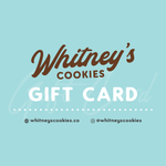 Whitney's Cookies Gift Card